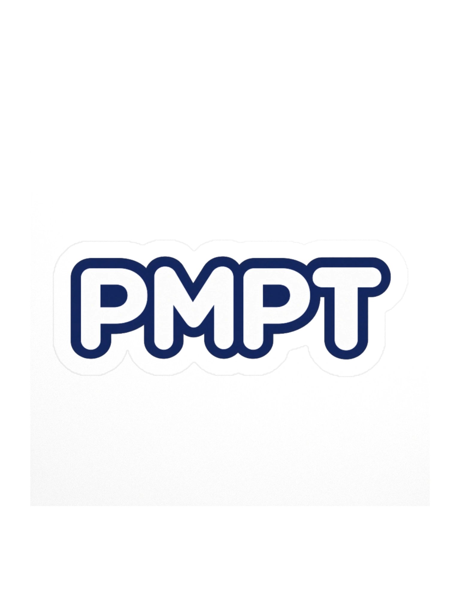 PMPT Bubble-Letter Kiss Cut Sticker product image (2)