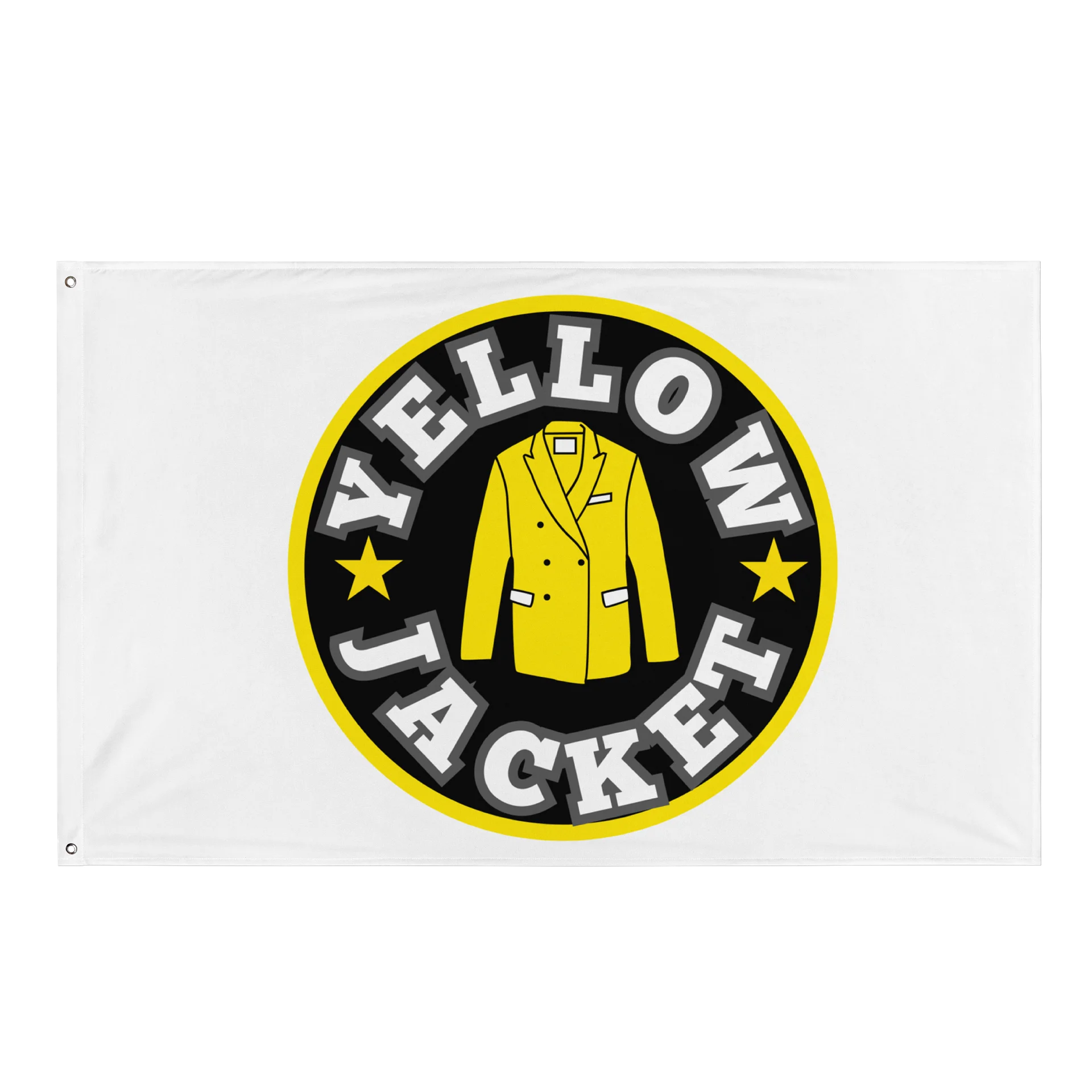 Yellow Jacket Circle Flag - (White) product image (3)