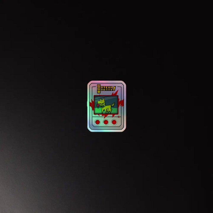 Gotcha Gremmy! [RARE White/Red] - Sticker product image (2)