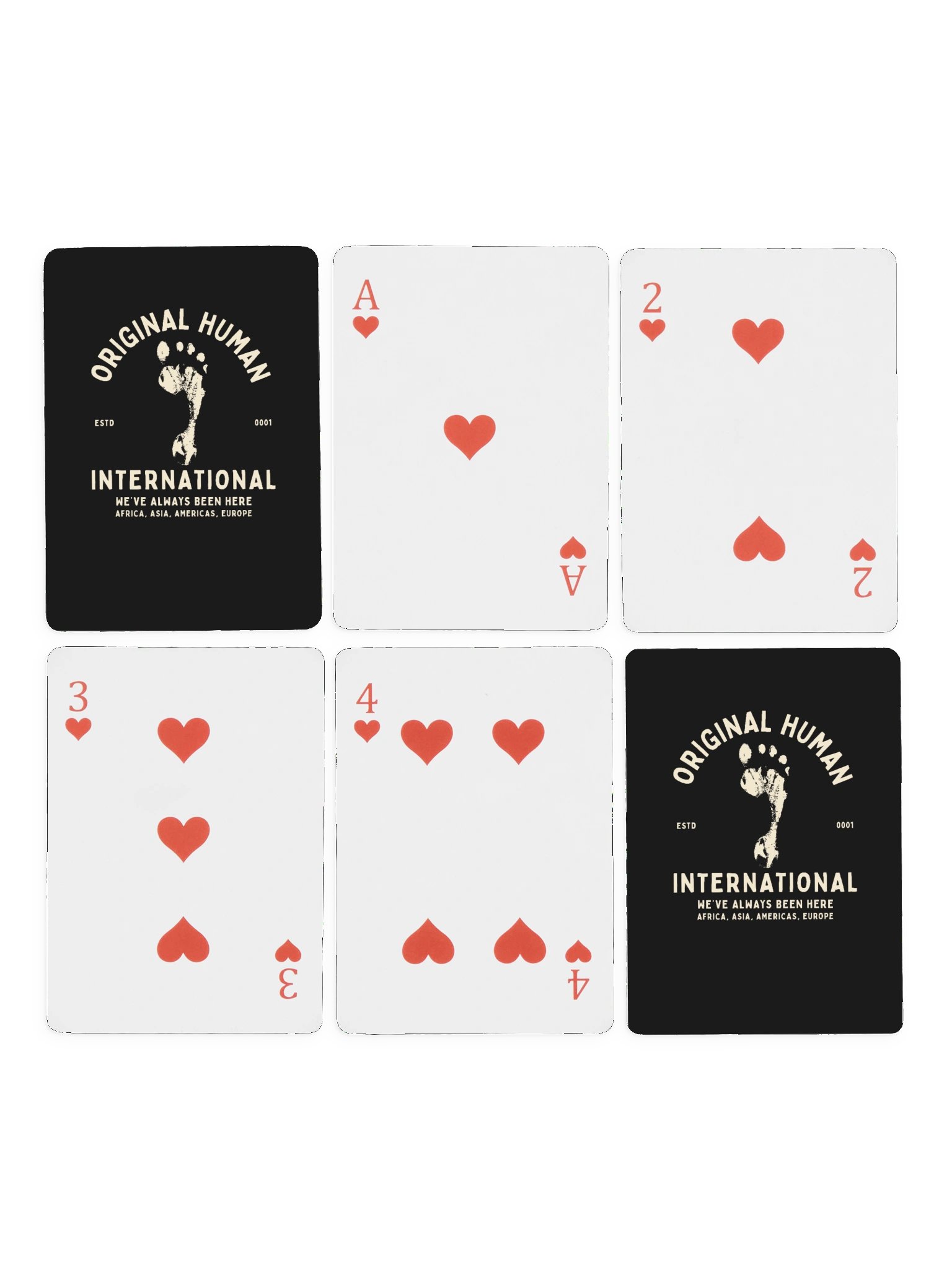 Original Human Footprint | Playing Cards | Originology | Black History X product image (4)