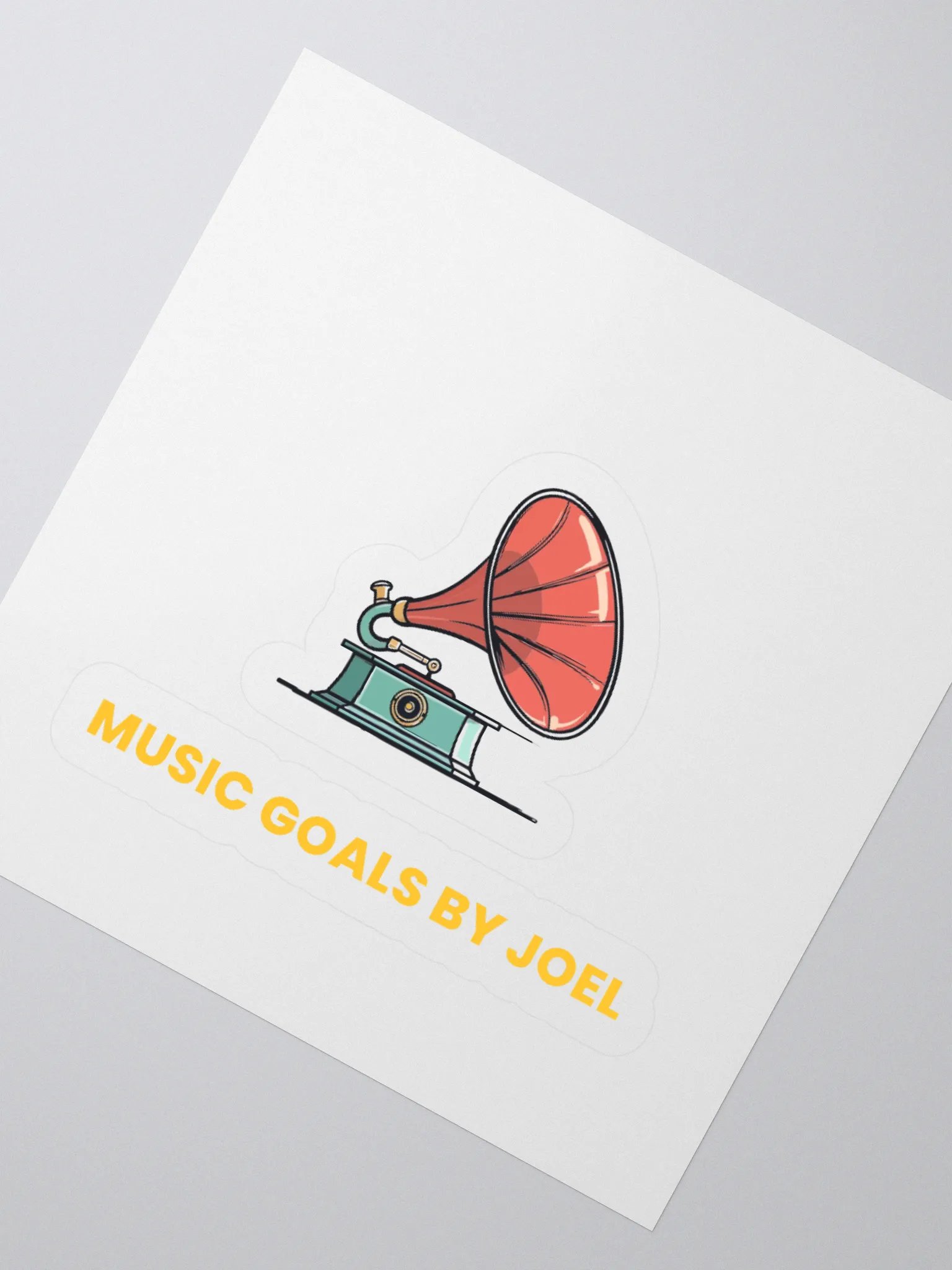 Gramophone Sticker product image (2)