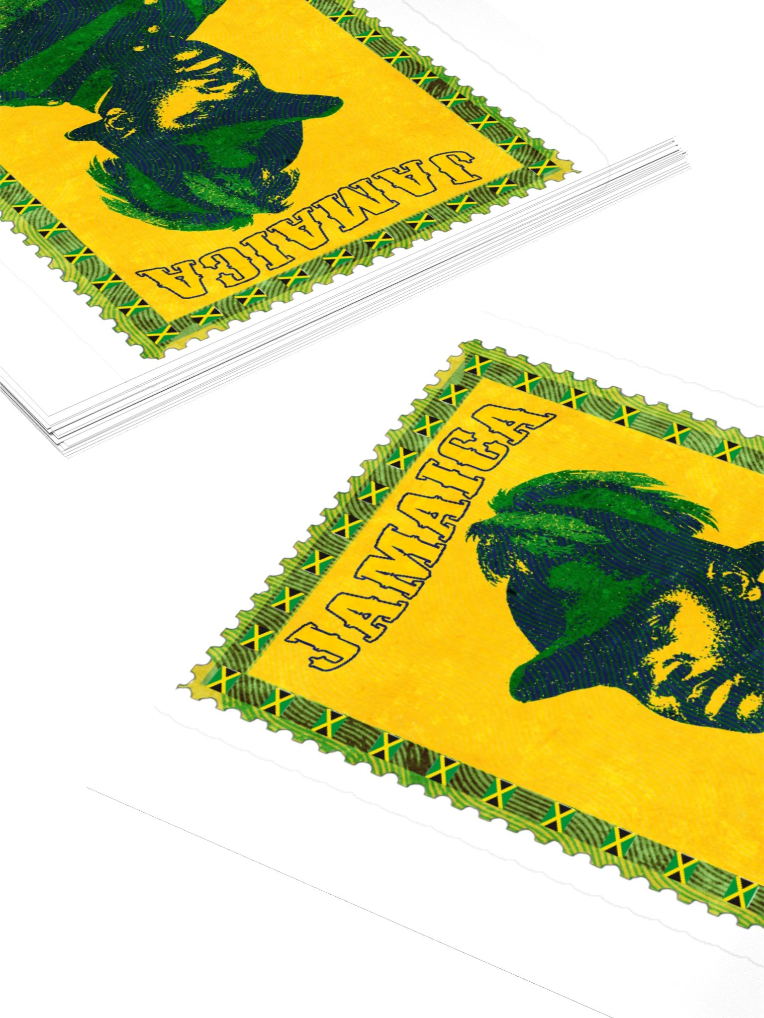 Marcus Garvey Sticker | Vintage Jamaica Postage Stamp Art product image (10)