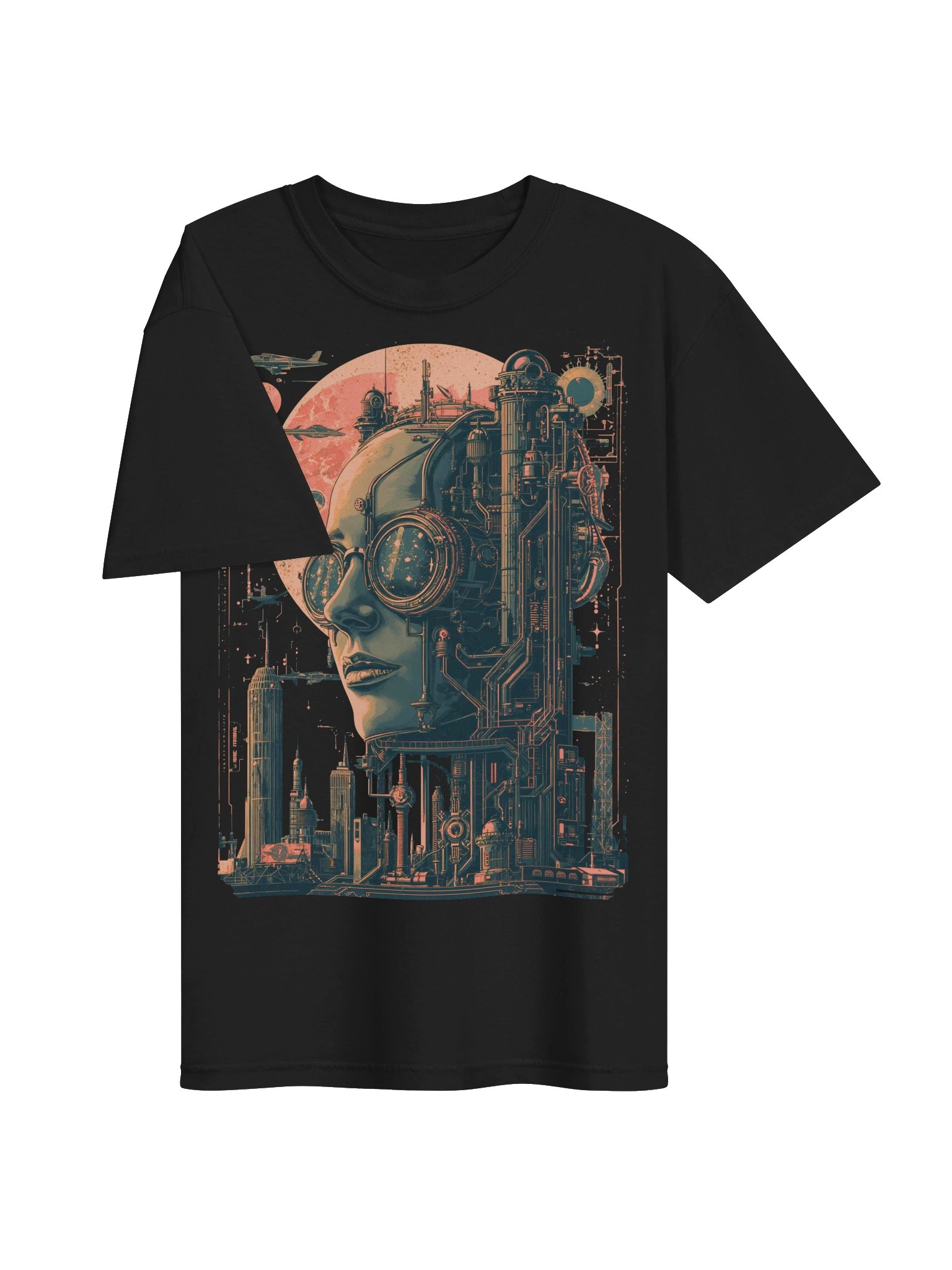Retro Futurist Cyberpunk Vision Heavyweight T-Shirt product image (6)
