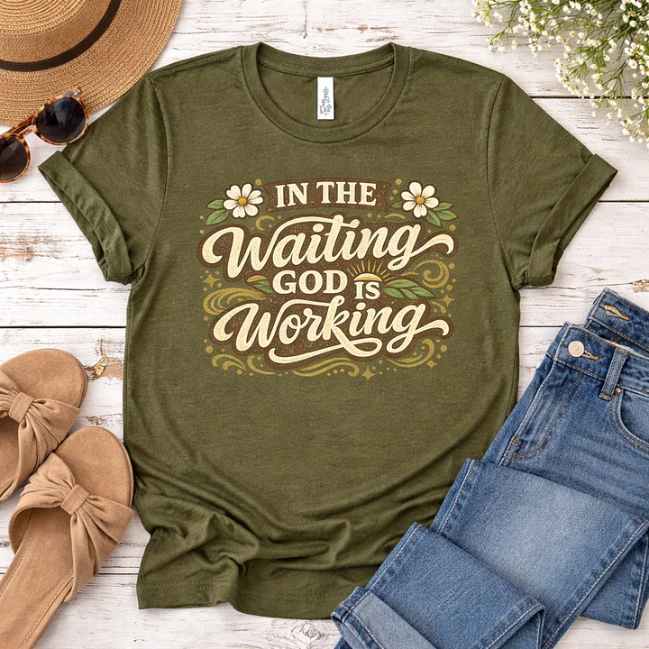 In the Waiting God is Working Supersoft Tee product image (1)