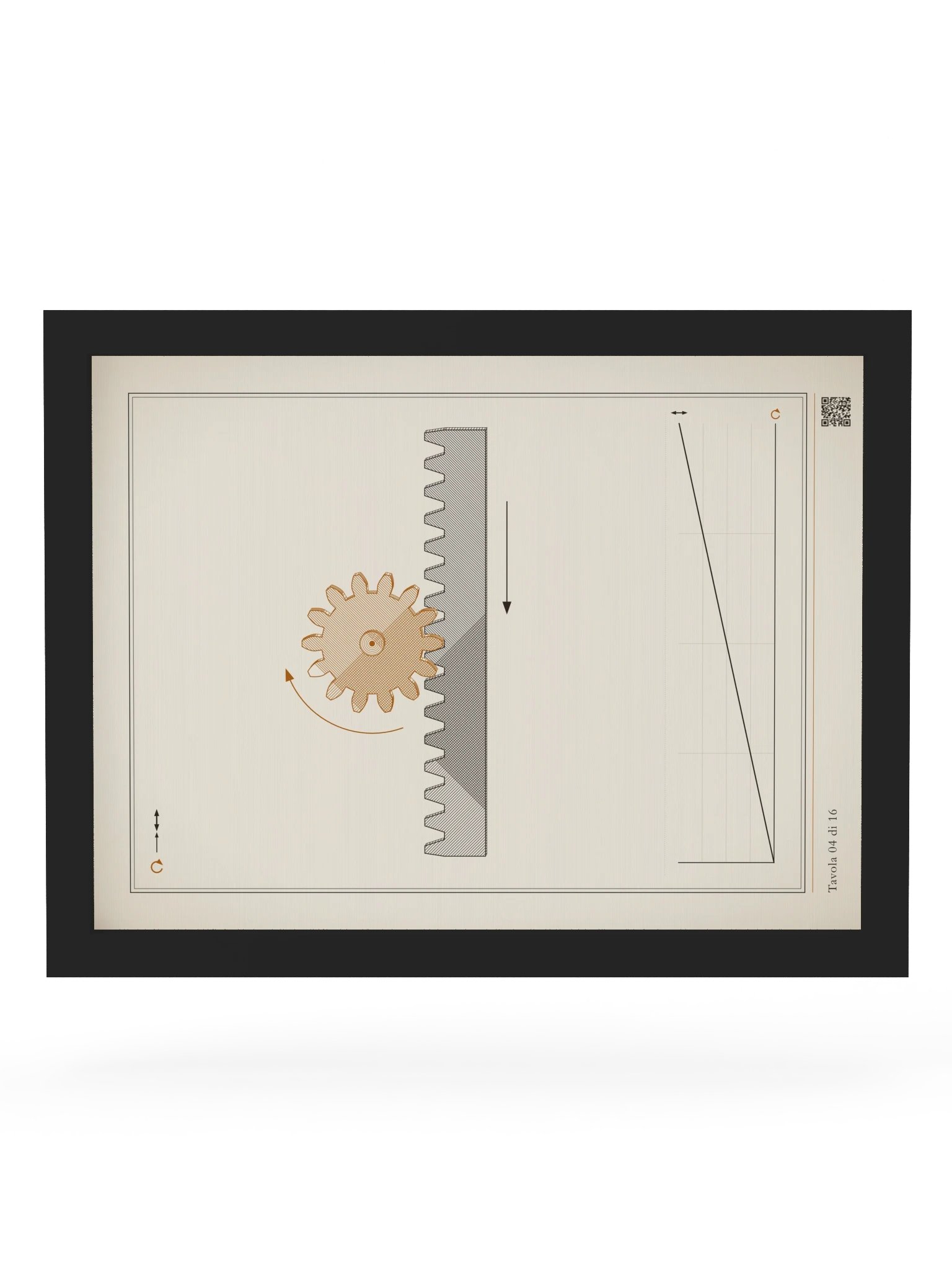 MOTION 04 · Pignone-cremagliera · incorniciata product image (6)