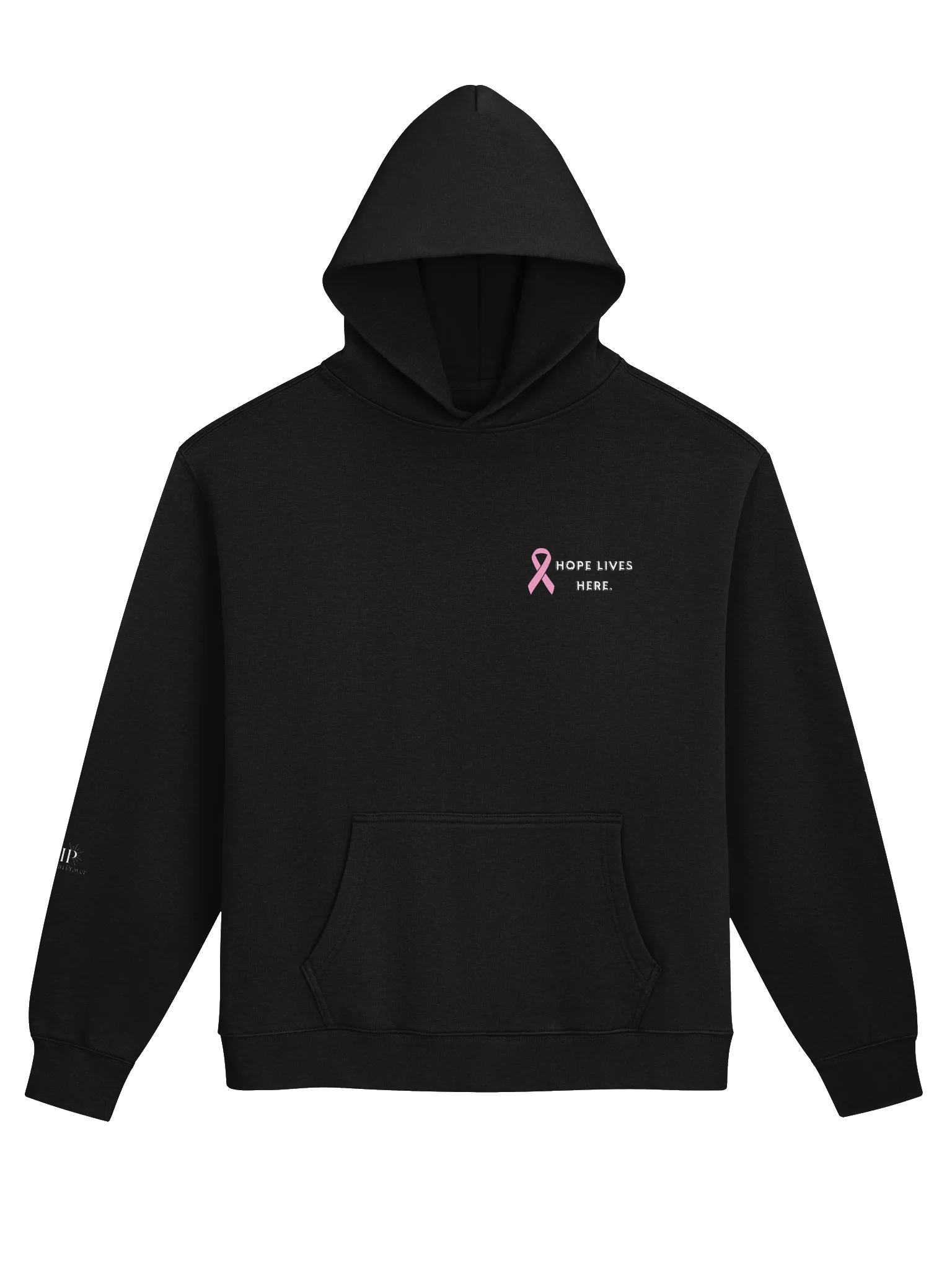 VIP Breast Cancer Awareness "Hope Lives Here" Signature Unisex Hoodie product image (1)