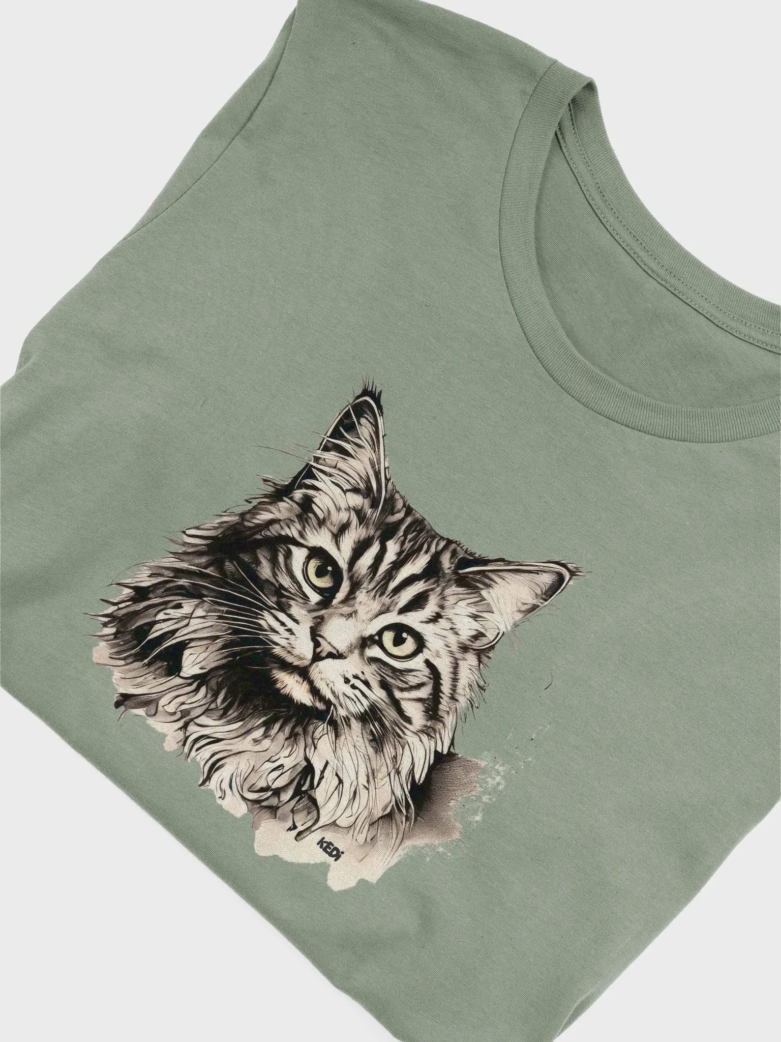 Majestic Feline Portrait T-Shirt product image (10)