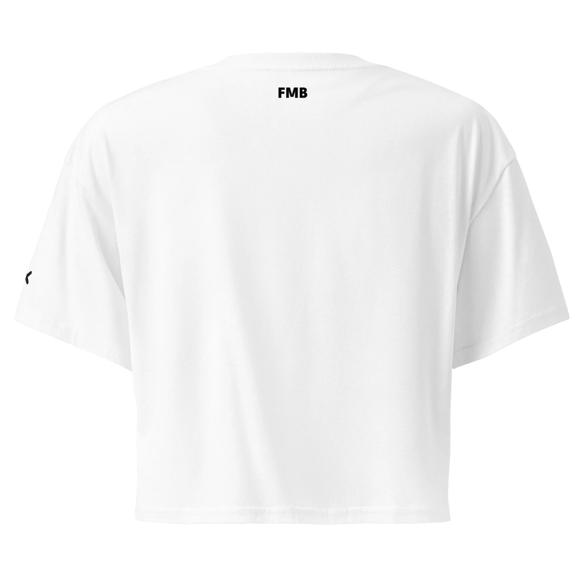 FMB ∣ JETLAG DINO Women’s Crop Top White product image (2)