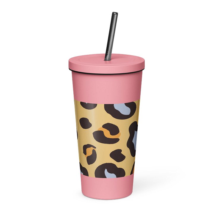 HAZ3YLAX Pink Leopard Tumbler Ski Mask product image (2)