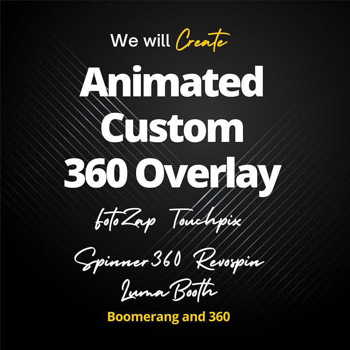 Animated Custom 360 or PhotoBooth Design product image (1)