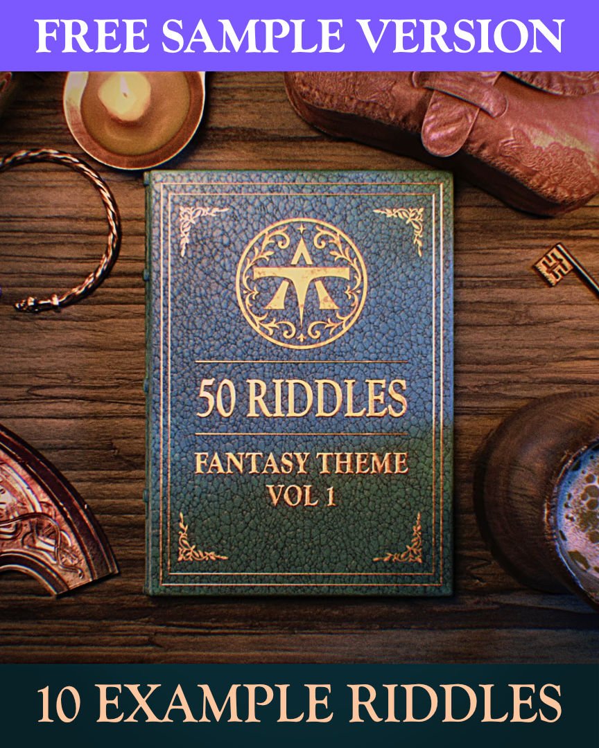 FREE! 10 Fantasy Riddles Vol 1 – For DnD and TTRPG's product image (1)