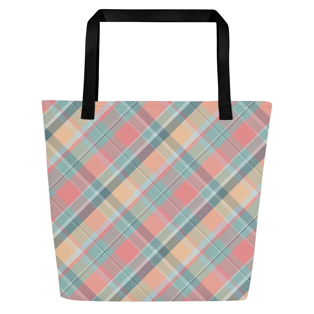 Summer Plaid Tote Bag product image (2)