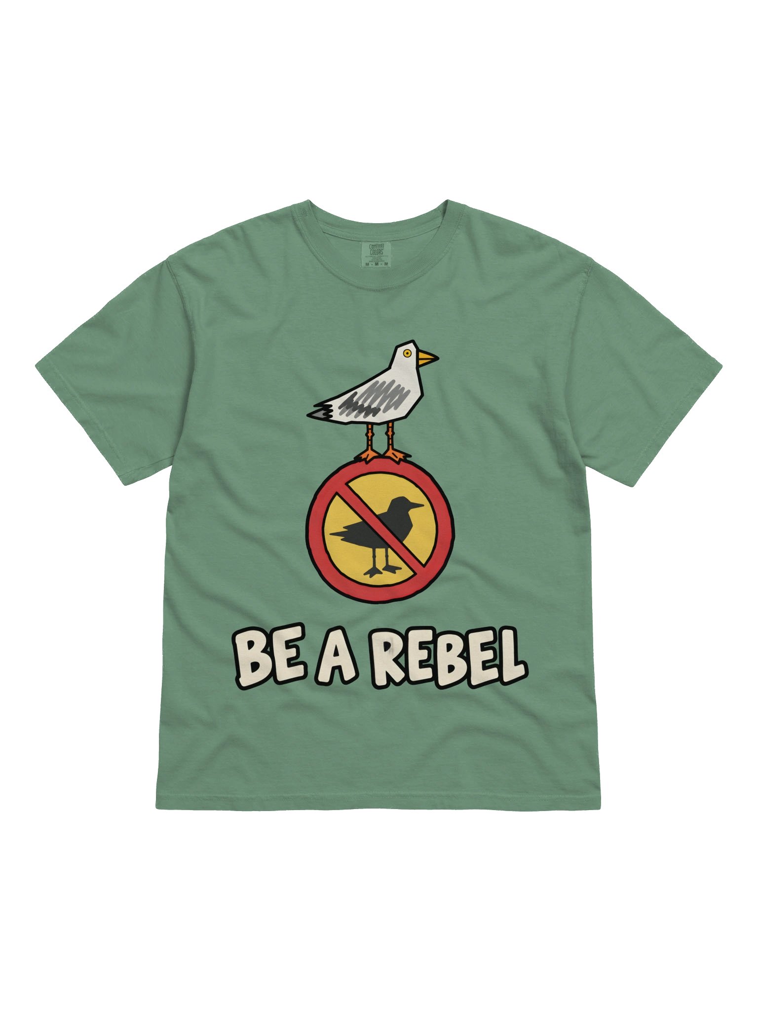 Be a Rebel Heavyweight Vintage Graphic Tee product image (9)