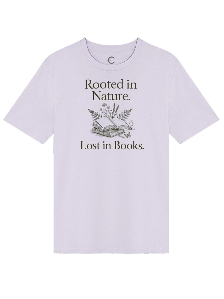 Lost In Books Organic T-Shirt product image (6)