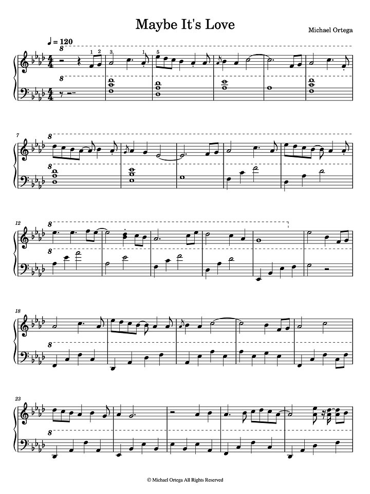 Maybe It's Love (Piano Score) product image (2)