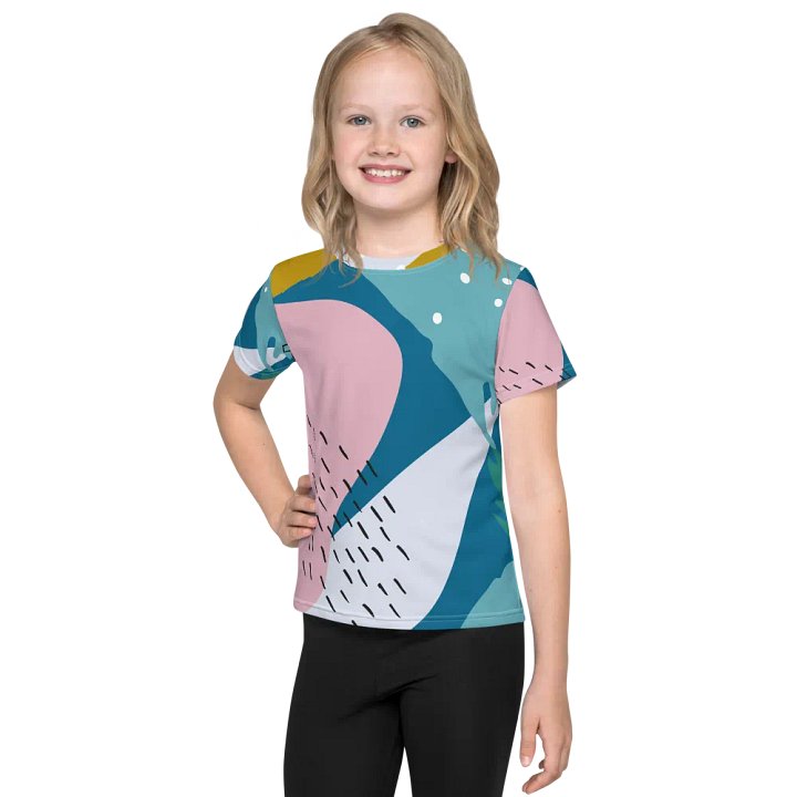 All-Over Print Kids Crew Neck T-Shirt product image (1)