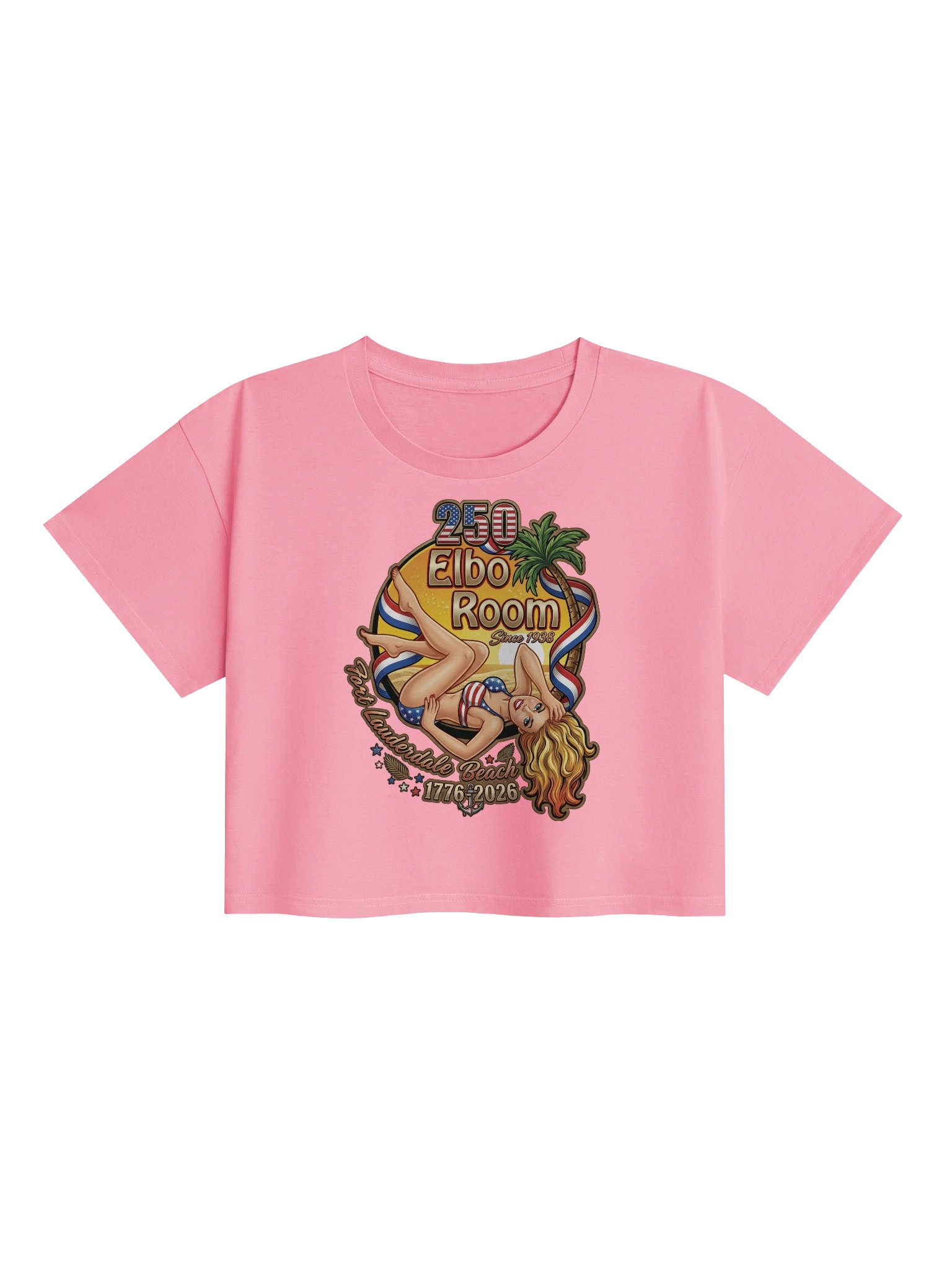 America 250 Women's Cropped Tee | Elbo Room 1776-2026 Edition product image (3)