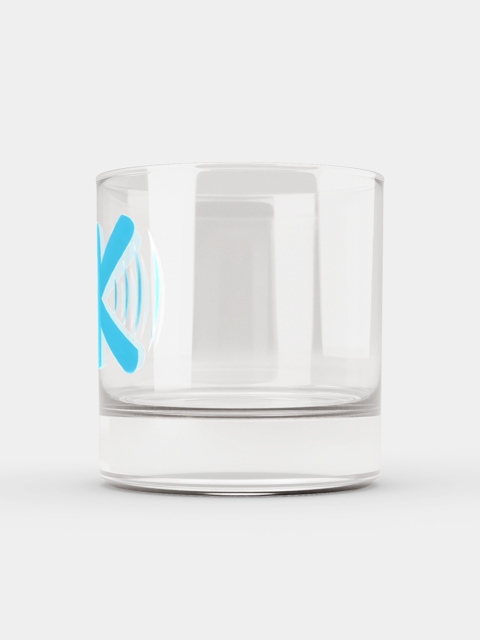KIUK Rocks Glass — Cyan Logo product image (5)