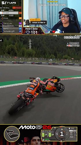Battle macam apa ini😹 | #motogp #motogp24 #motogp26 #thohamaingame #fypシ