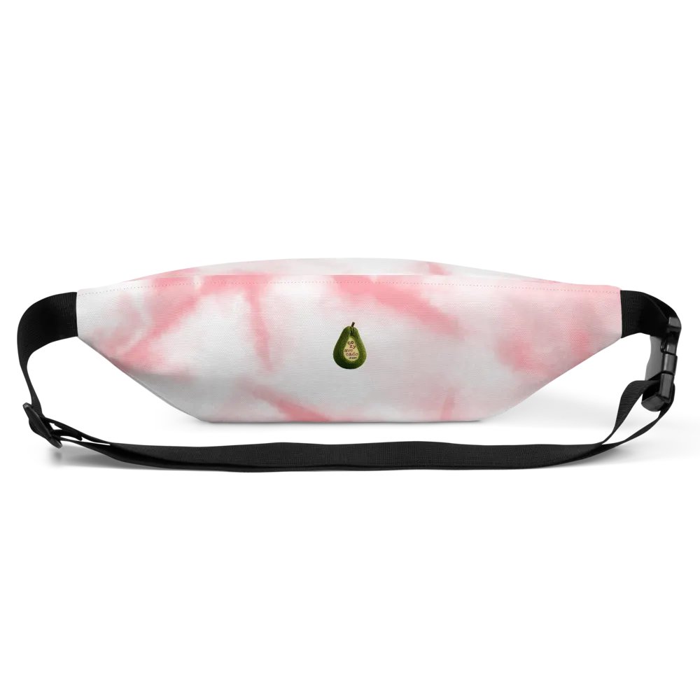 CozyAvocado Pink Texture Fanny Pack Strawberry #1 product image (2)