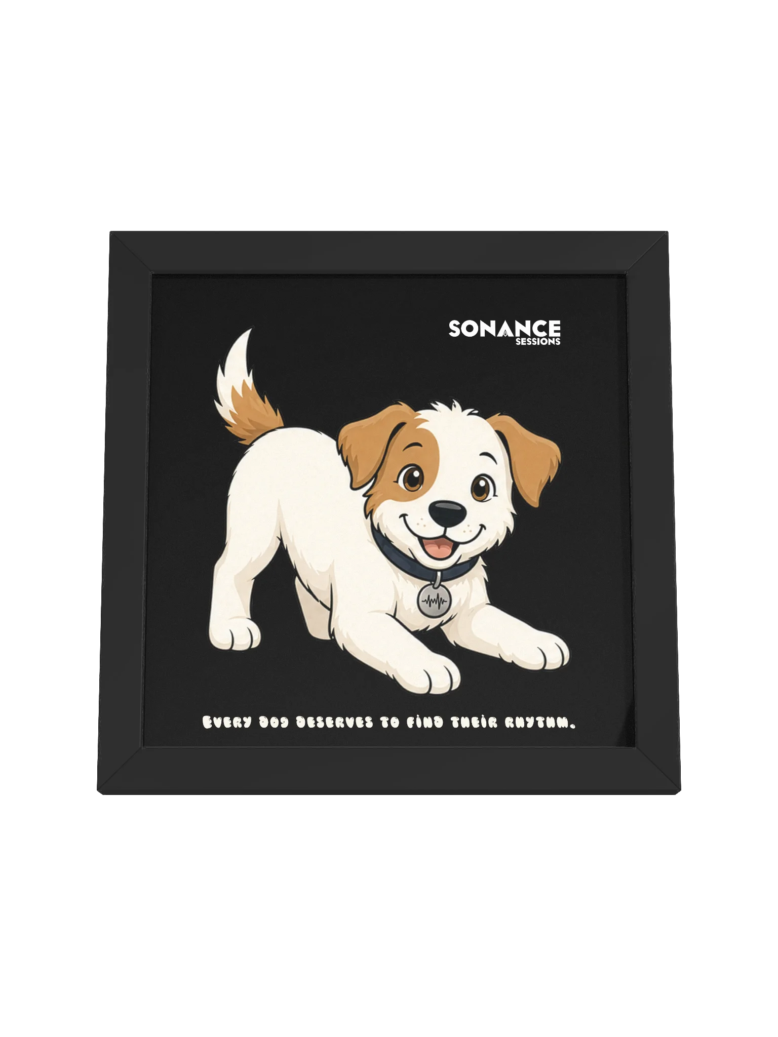 Sonance Dog Framed Matte Poster (Play) product image (46)