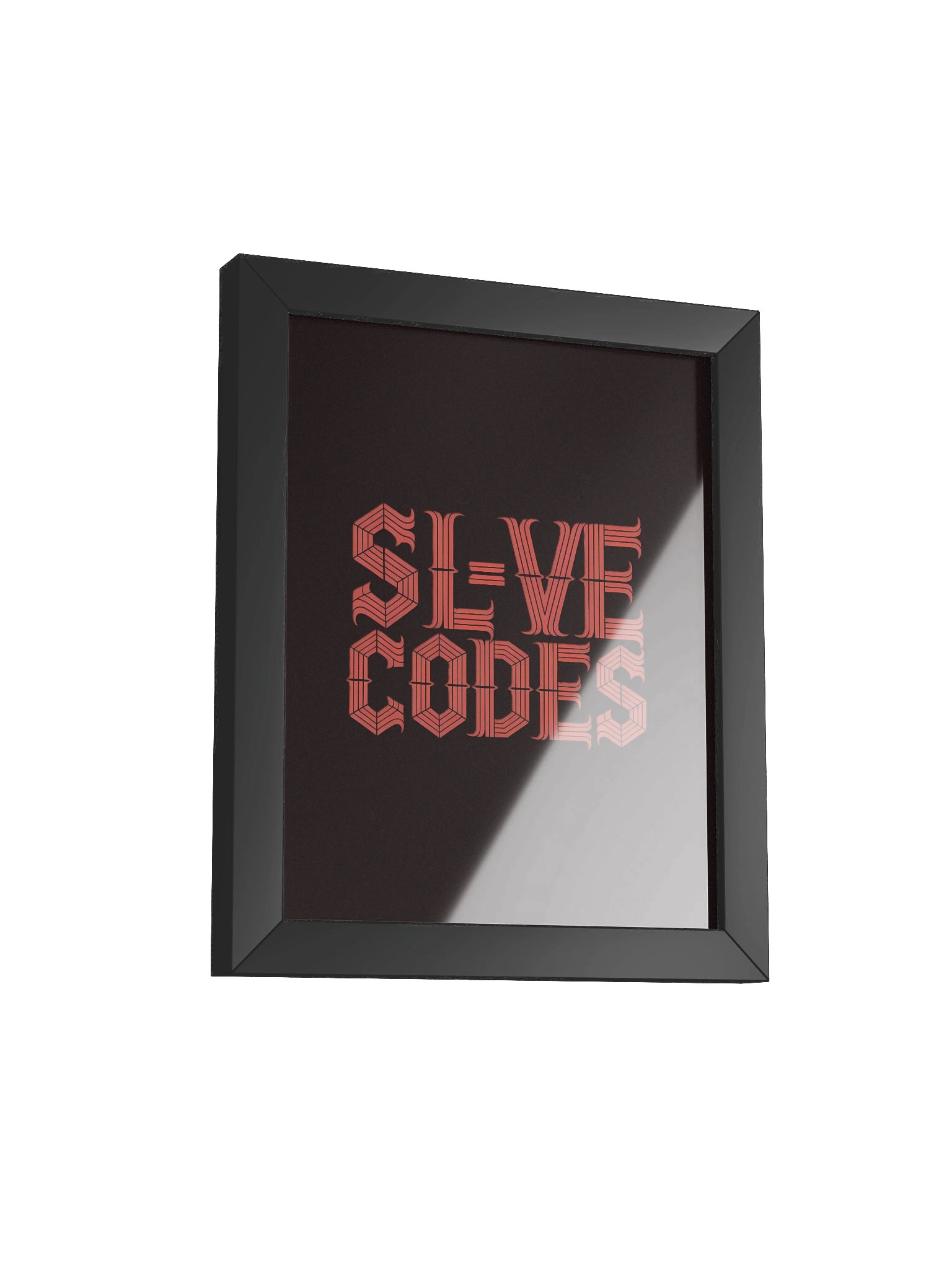 SL-VE CODES FRAMED CANVAS product image (12)