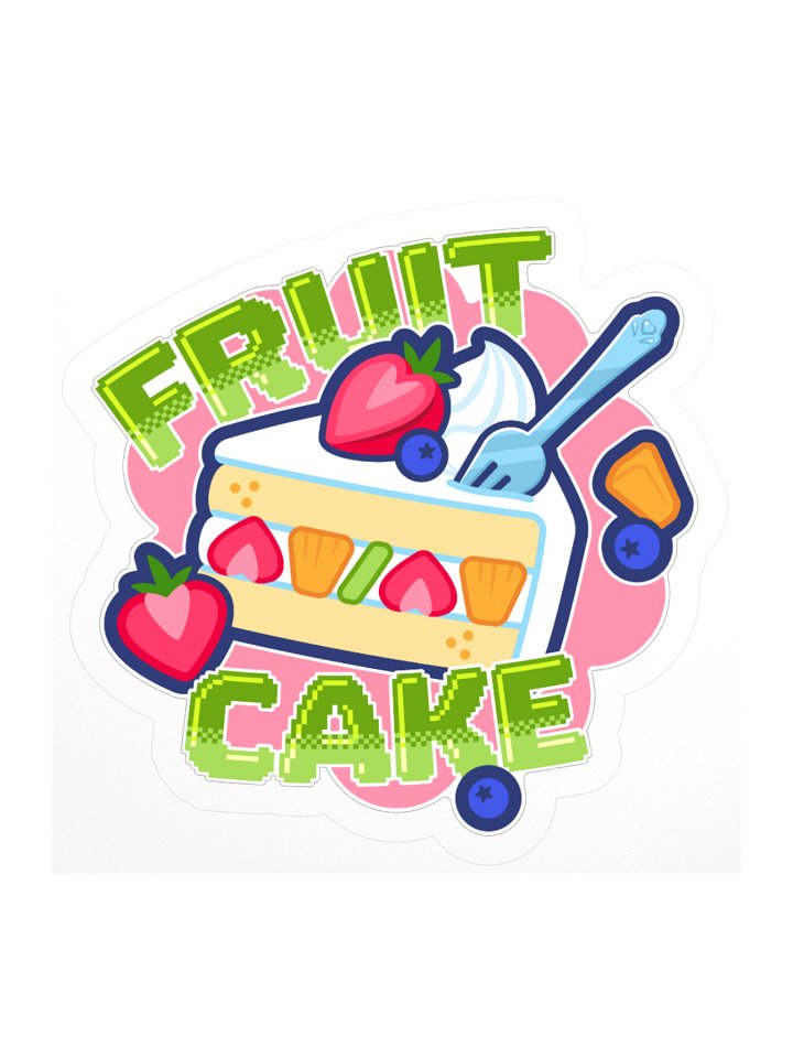 Fruitcake Slice Sticker product image (1)