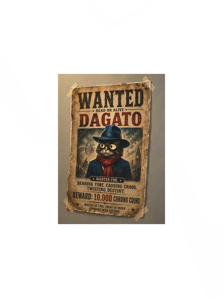daGATO: Wanted Across Time Poster product image (1)