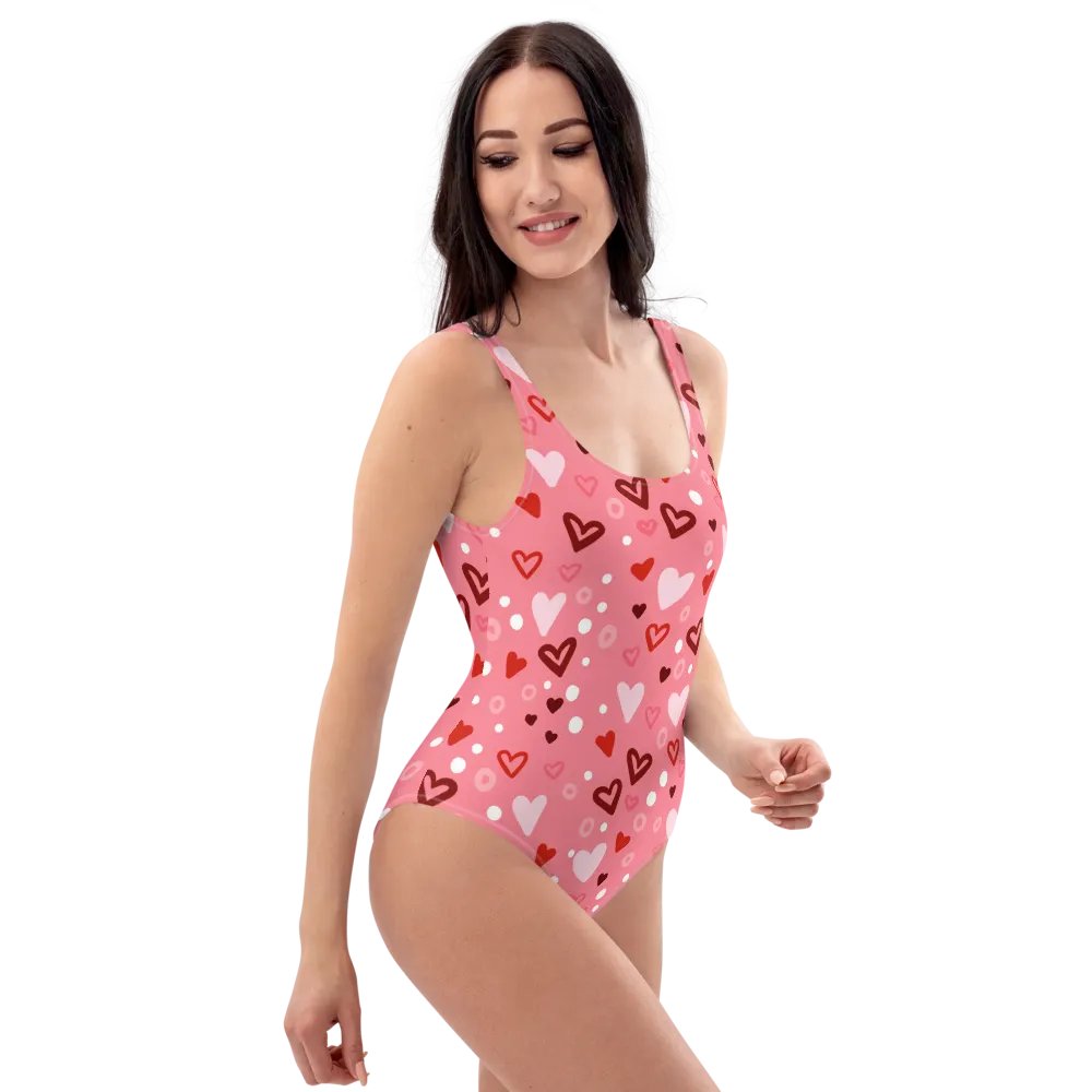 Heart Print Swimsuit product image (6)