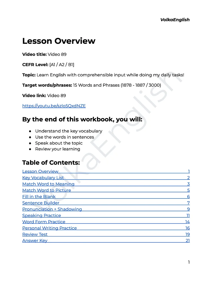 Video 89 Study Pack product image (2)
