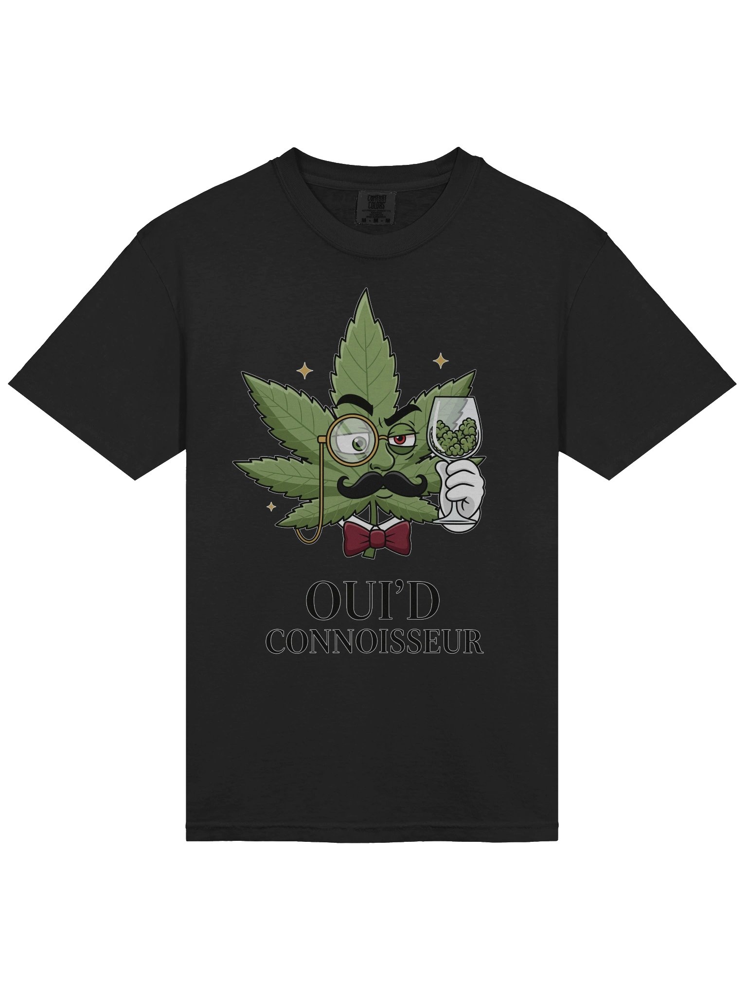 Oui'd Connoisseur Cannabis T-Shirt | Funny Weed Wine Expert Tee | Stoner Humor Shirt product image (10)