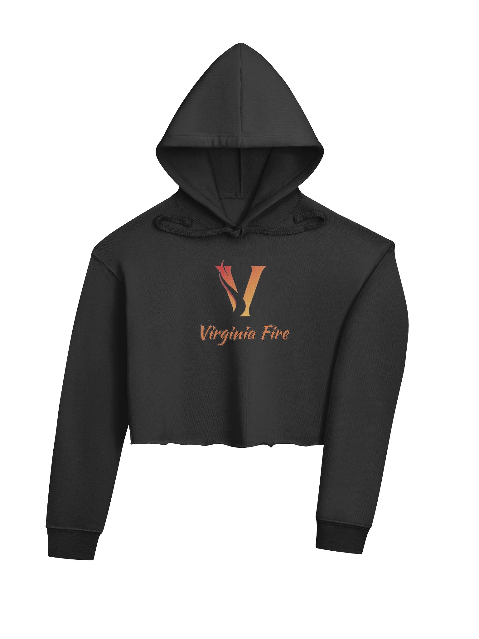 Virginia Fire Crop Hoodie product image (7)