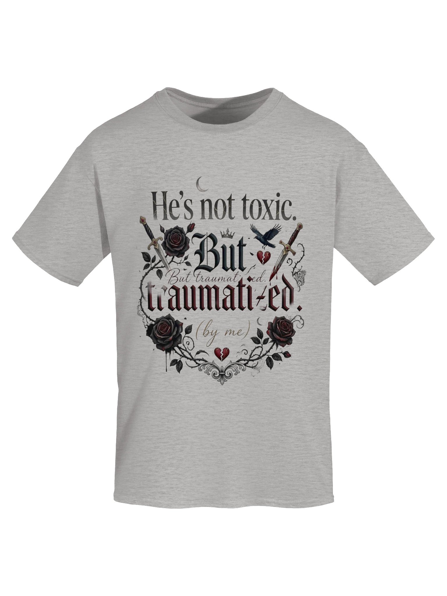 The "Traumatized By Me" Bookish Heavyweight T-Shirt product image (8)