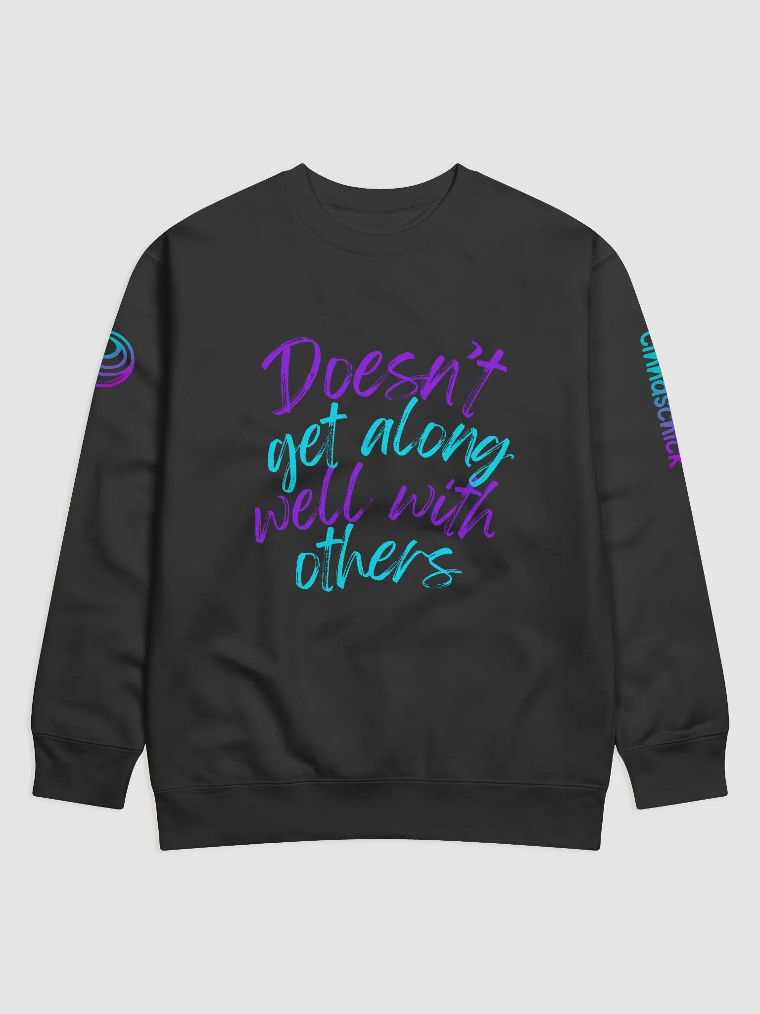 Cinnaschick Doesn't Get Along Unisex Crewneck product image (25)