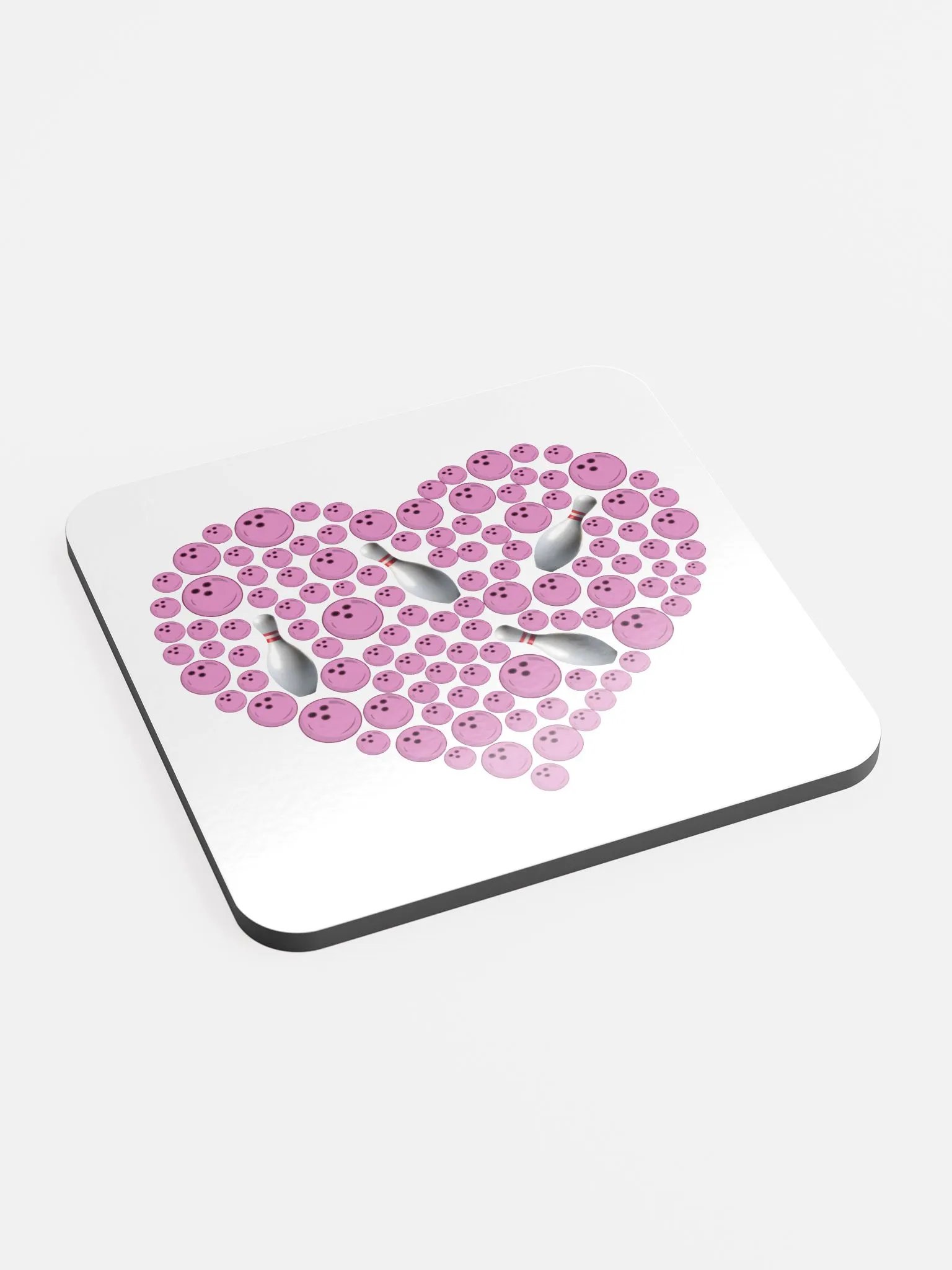 Heart Bowling Strike Coaster Set product image (3)