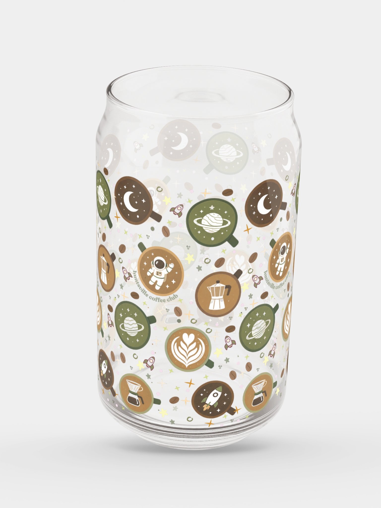 HuntsvilleCoffeeClub Can Glass product image (2)