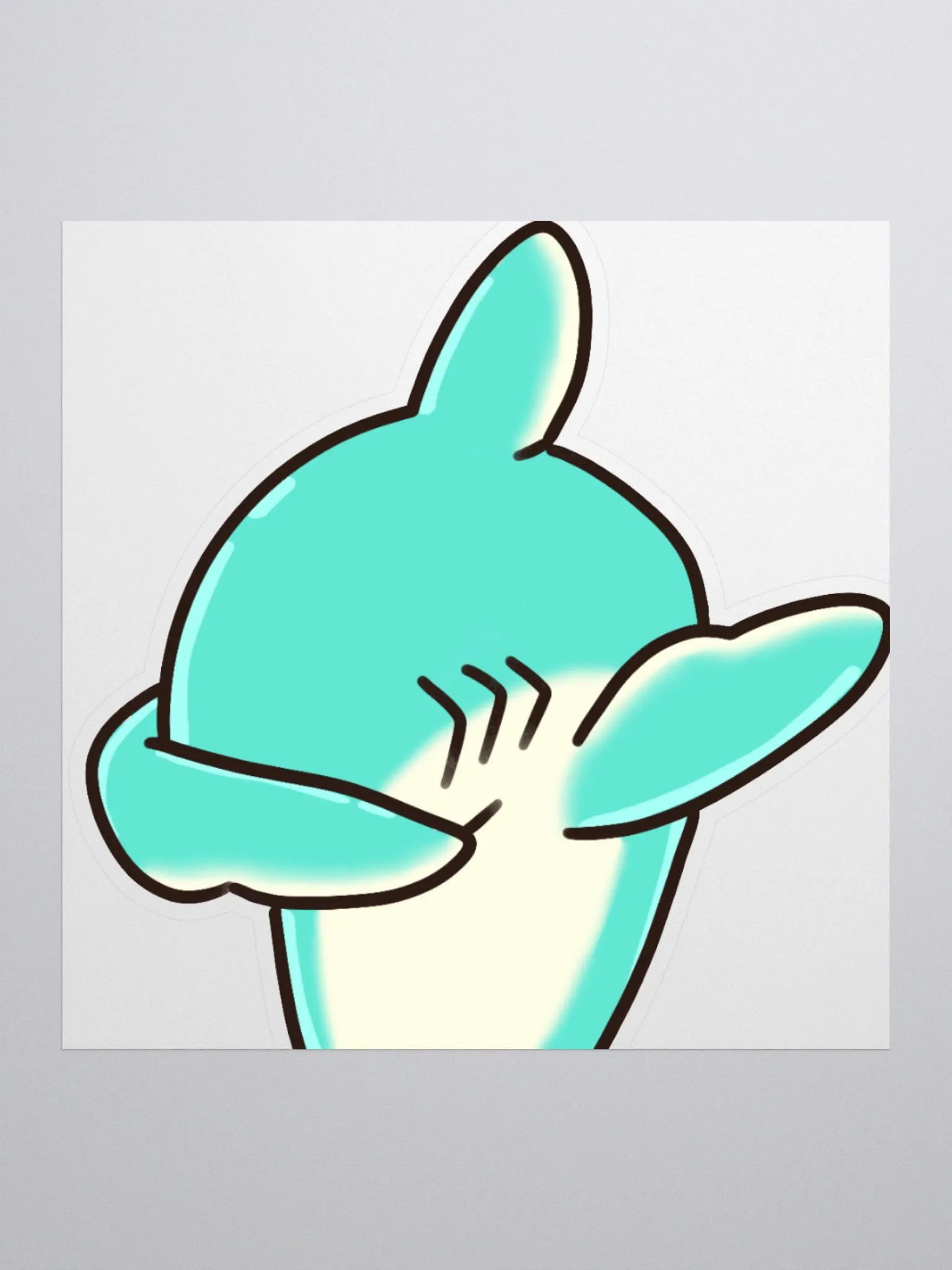 Shark Dab Sticker product image (1)
