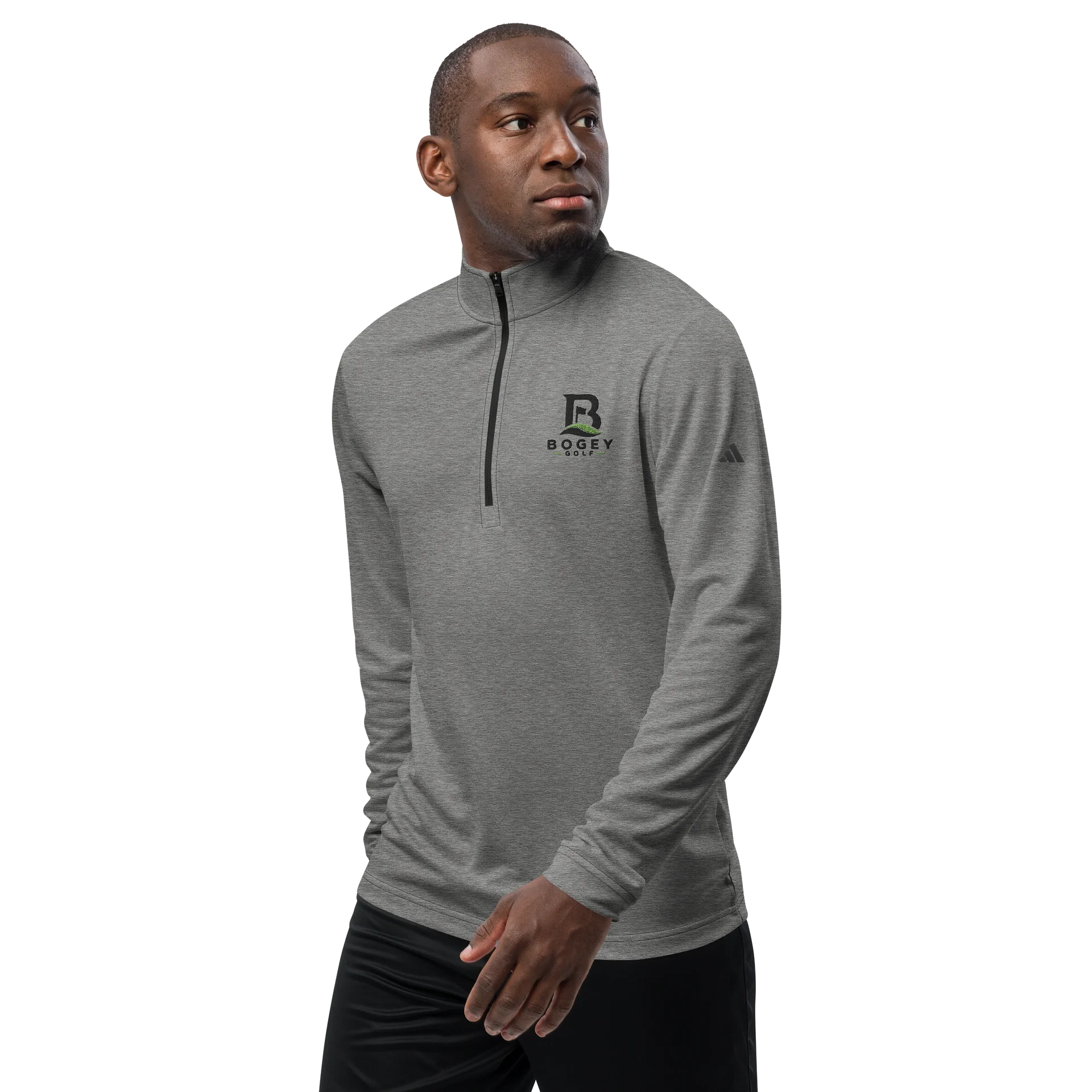 Grey Quarter Zip product image (5)