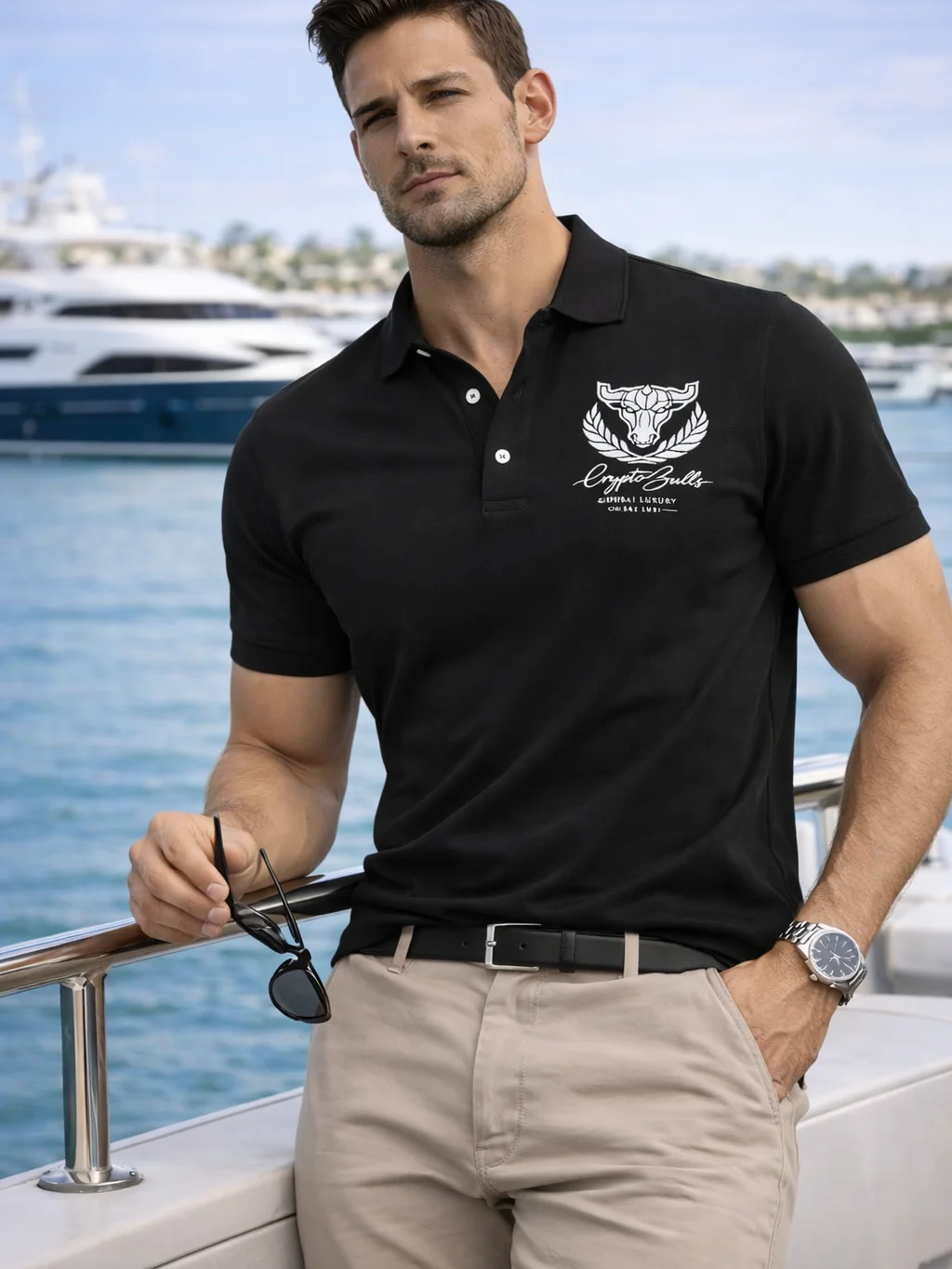Bullish Executive Polo — White Crest - Men’s Collection product image (8)