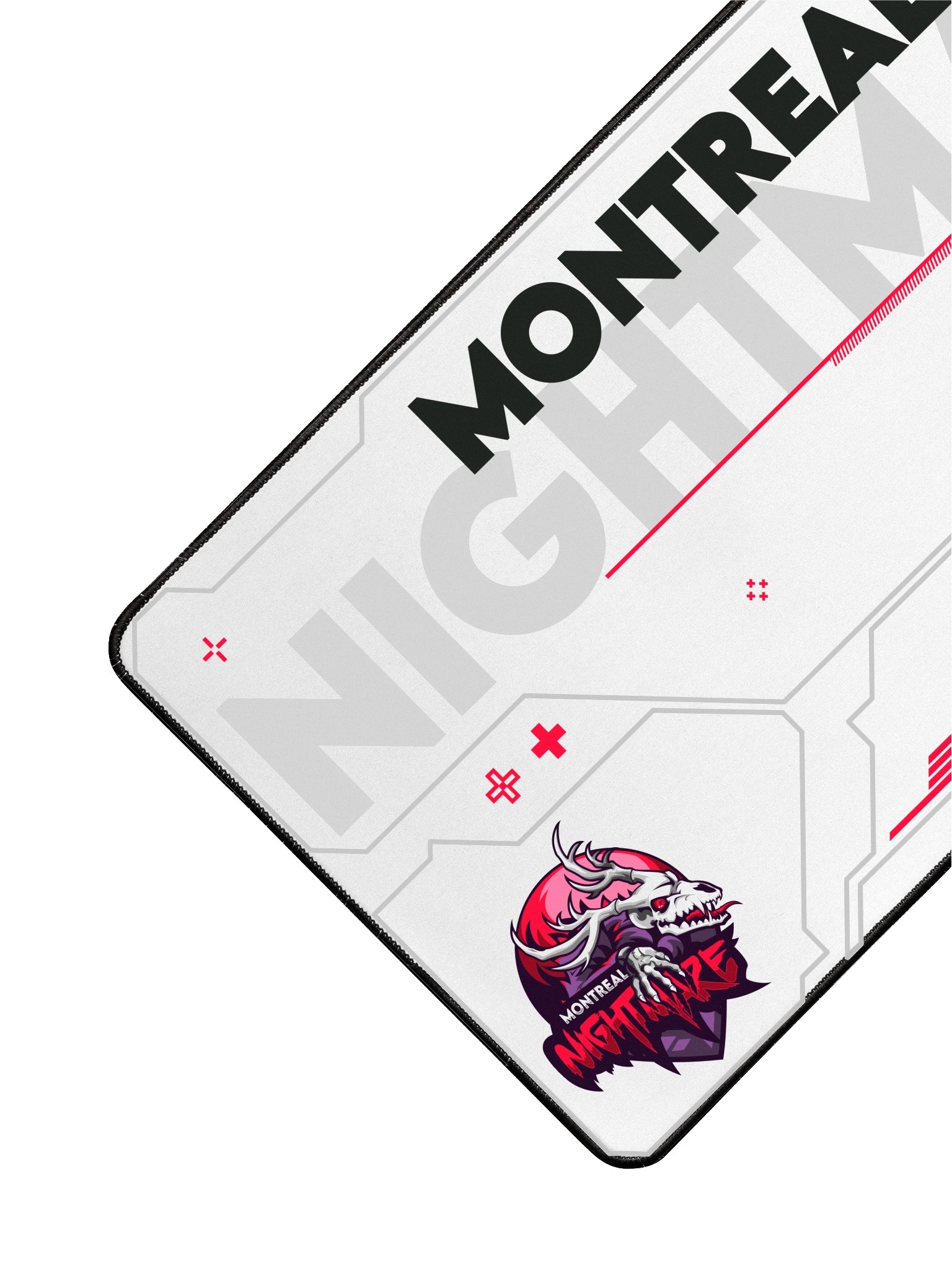 Montreal Nightmare White Desk Mat product image (3)