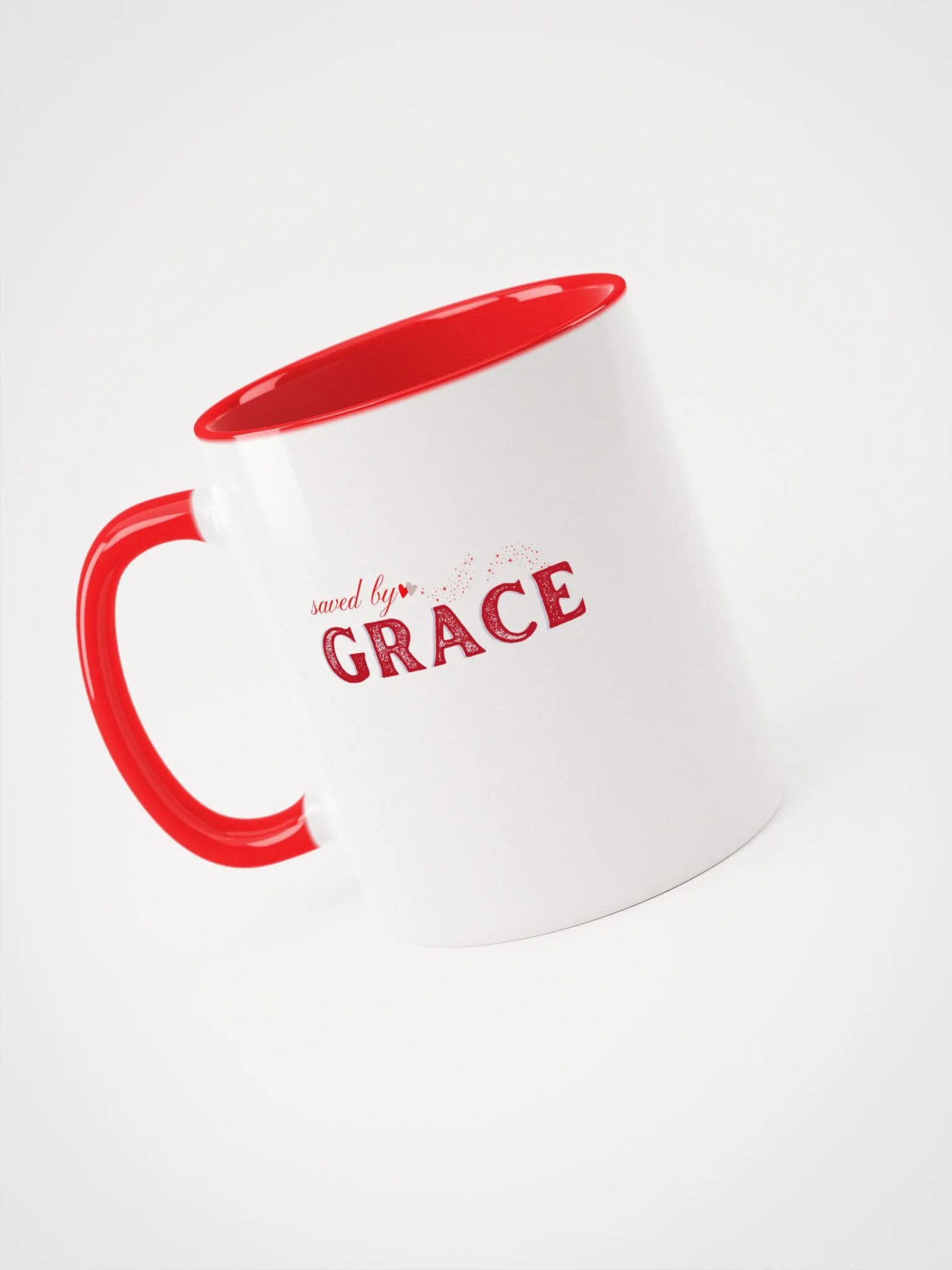 Saved By Grace, Christian Faith Ceramic Mug product image (3)