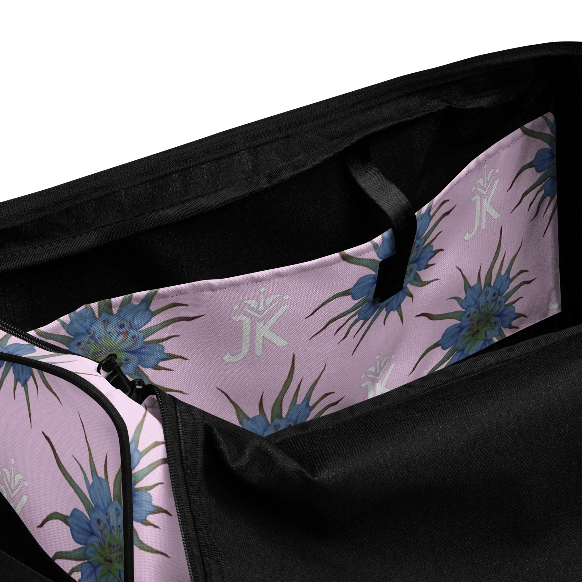 Floral Fiend Pink Duffel Bag product image (6)