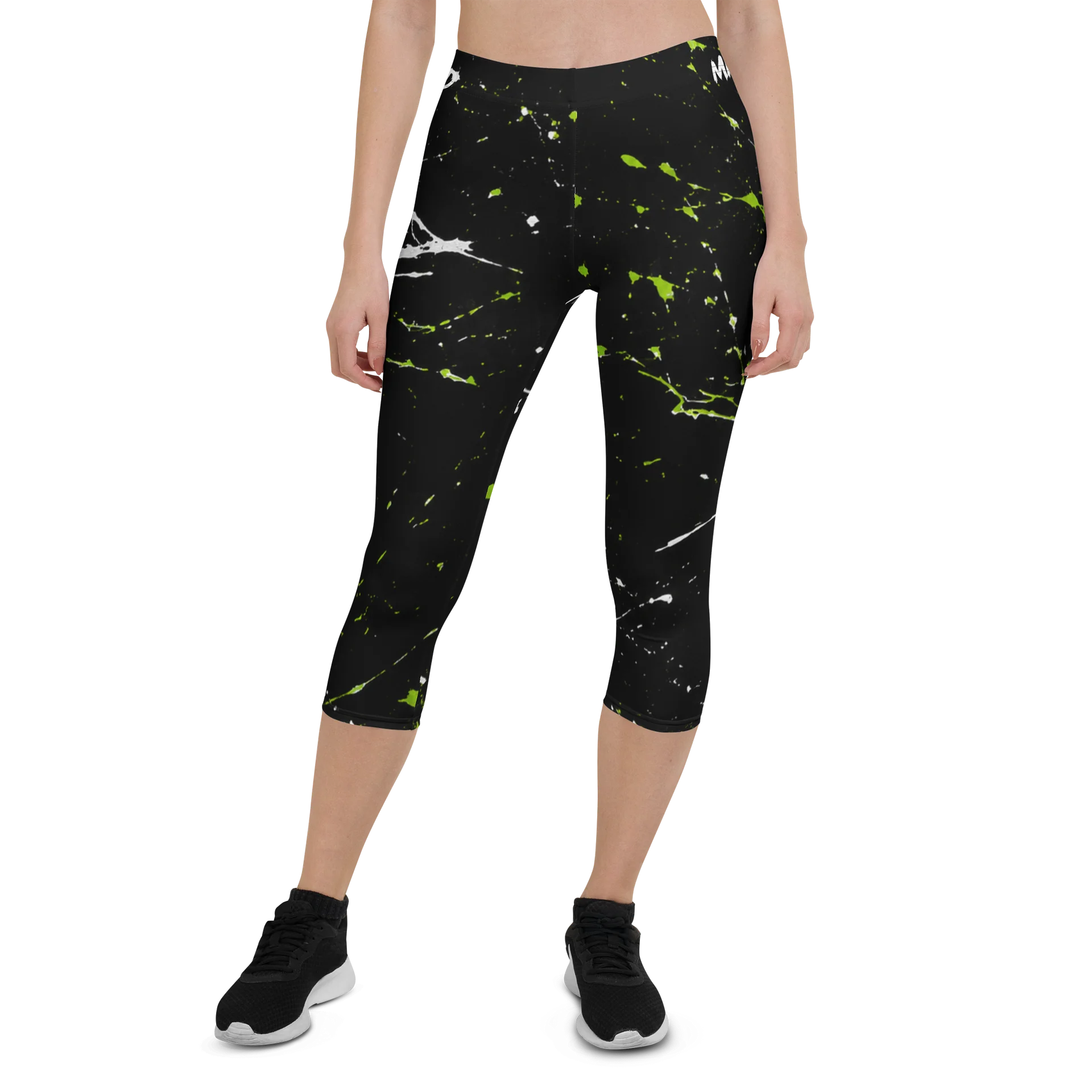 Neon Splatter Capri Leggings product image (1)