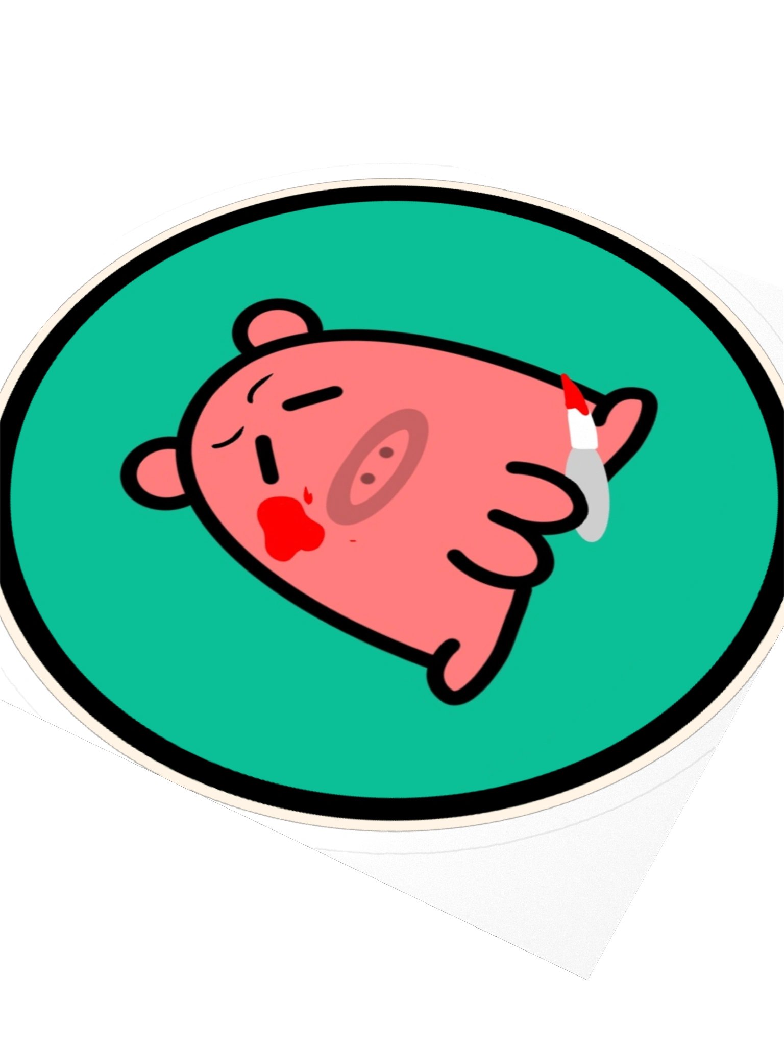 Murder Piggo Sticker product image (12)