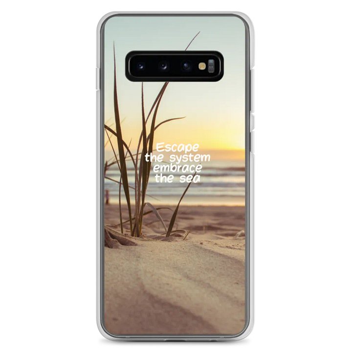 Embrace the Sea Clear Samsung® Case product image (8)