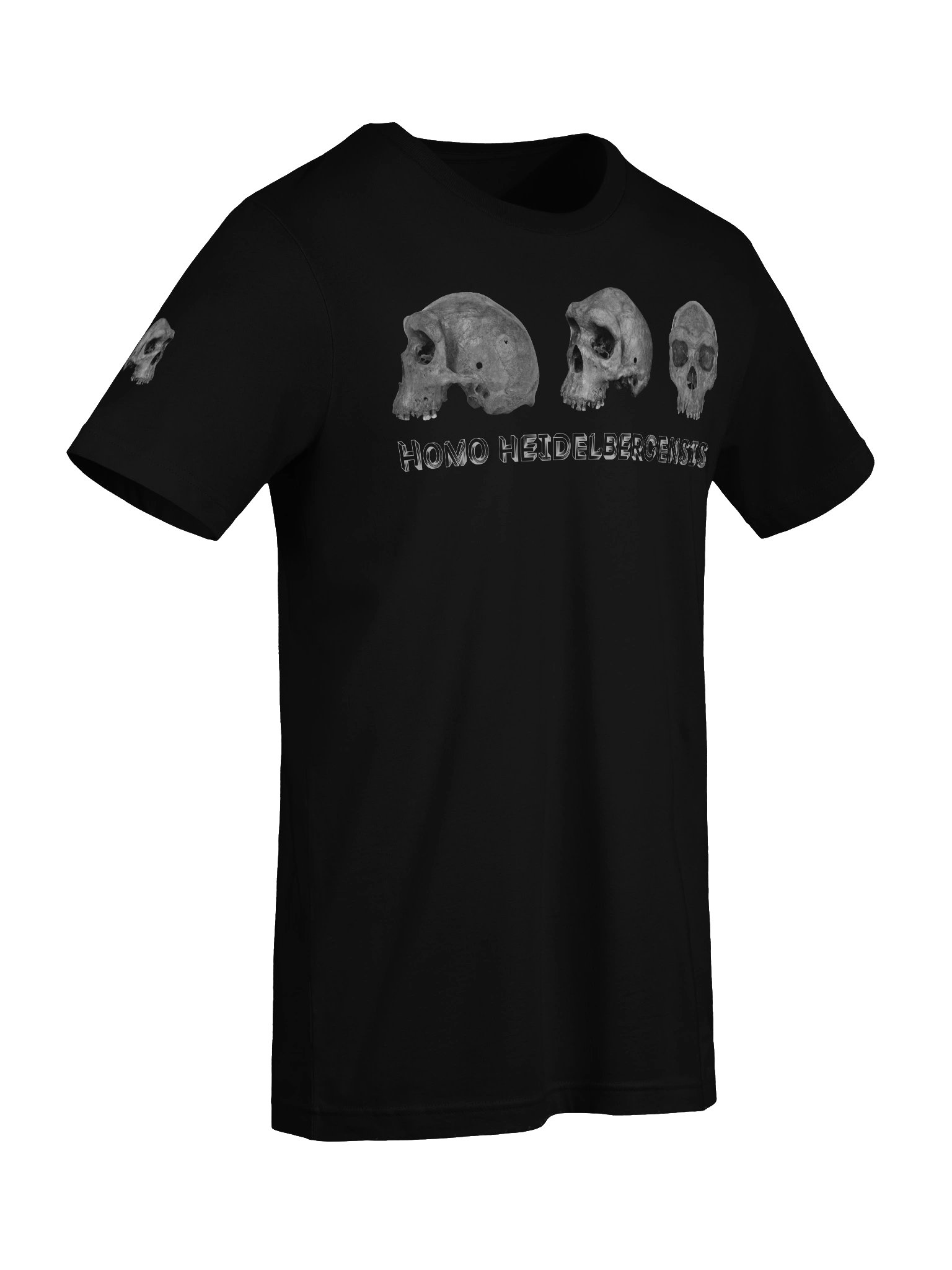 Heidelbergensis Fossil Skull T-Shirt Dark product image (41)