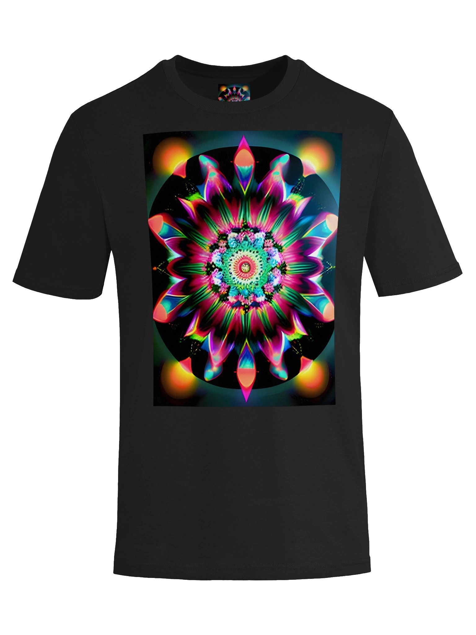 Neon Floral Mandala Tee product image (5)