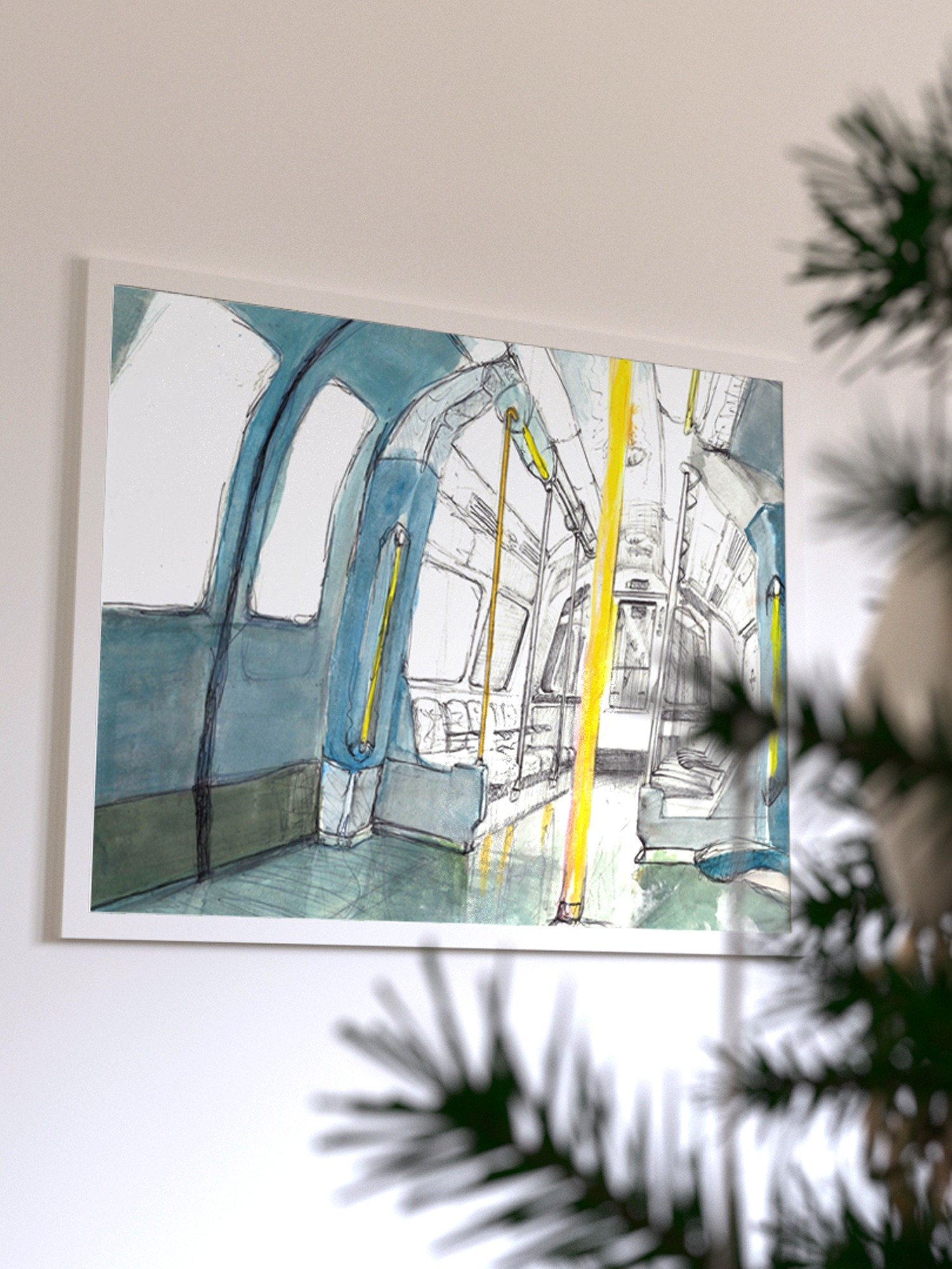 London Underground Jubilee line - A3 Print product image (4)