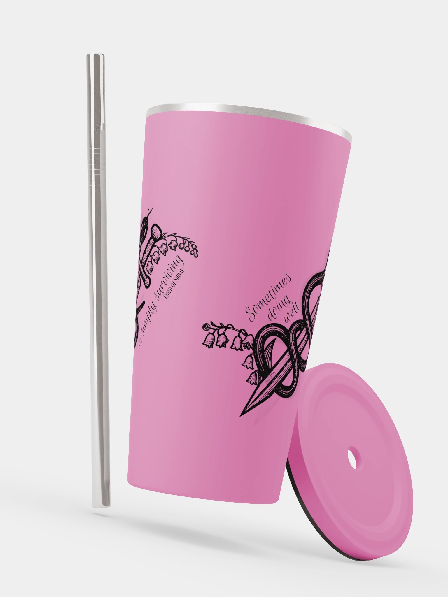 Team Kesh | Surviving Tumbler with Straw product image (6)
