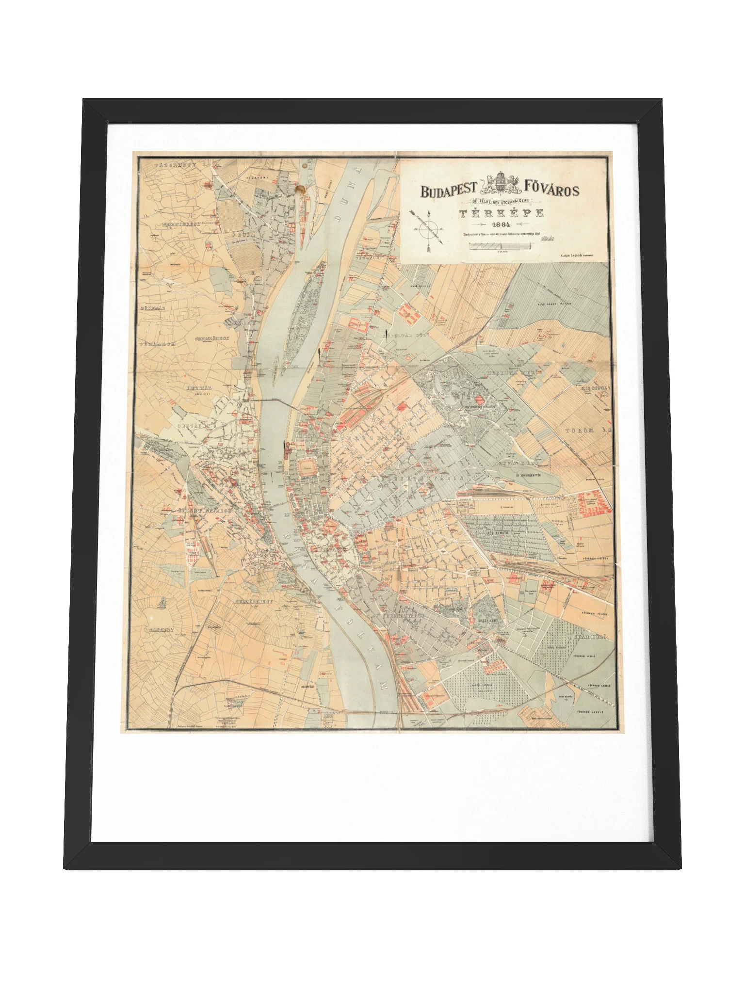 Budapest 1884 Framed Print product image (4)